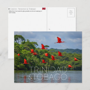 Postal Santuario de Aves de Caroni, Trinidad y Tobago Via