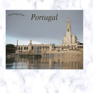 Postal Santuario de Fátima Portugal