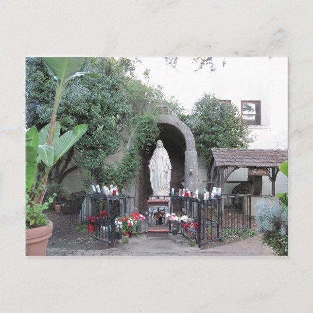 Postal Santuario de la Madre Bendita, Misión Ventura (Anverso)