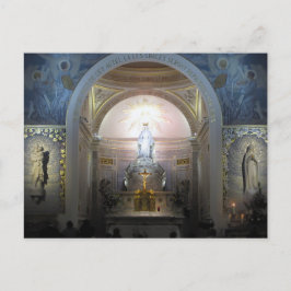 Postal Santuario de la milagrosa medalla: París, Francia