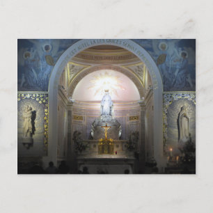 Postal Santuario de la milagrosa medalla: París, Francia