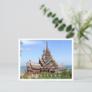 Postal Santuario de la verdad, Pattaya, Tailandia