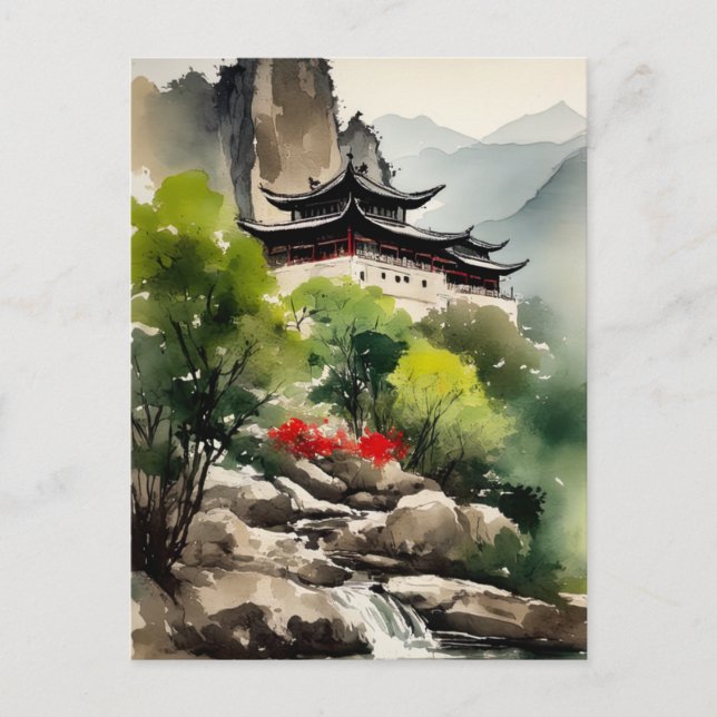 Postal Santuario de montaña (Anverso)