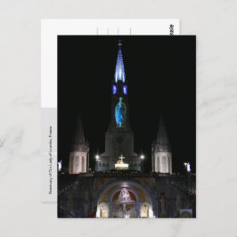 Postal Santuario de Nuestra Señora de Lourdes, Francia -