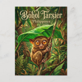 Postal Santuario del tarsero de Bohol Filipinas