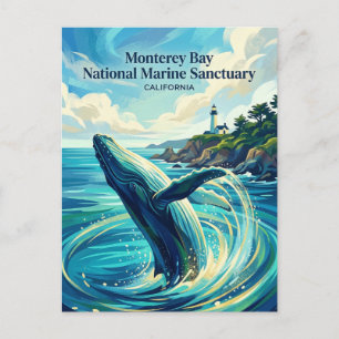 Postal Santuario Marino Nacional de la Bahía de Monterey