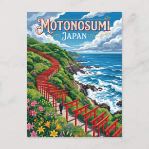 Postal Santuário Motonosumi Japão