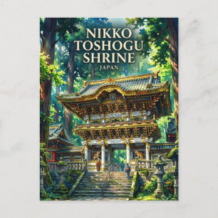 Postal Santuario Nikko Toshogu, Nikko, prefectura de Toch