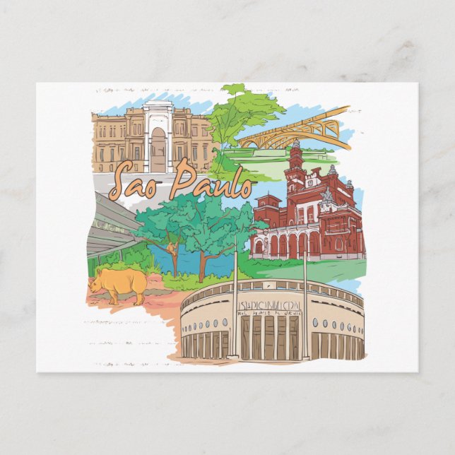 Postal Sao Paulo (Anverso)