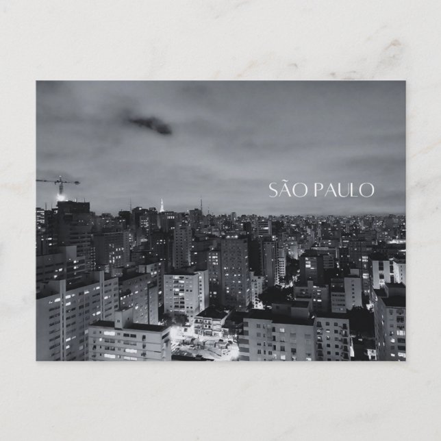 Postal São Paulo - ciudad urbana (Anverso)