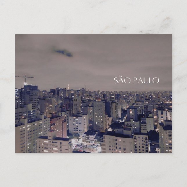 Postal São Paulo - ciudad urbana (Anverso)