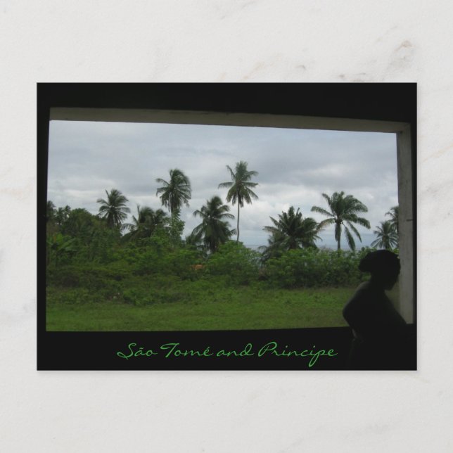 Postal são toma1, Santo Tomé y Príncipe (Anverso)
