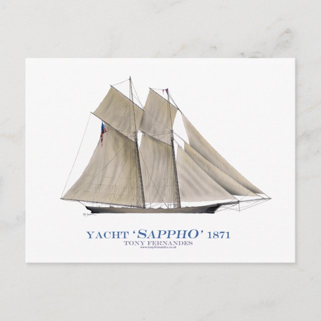 Postal Sapfo de 1871 (Anverso)