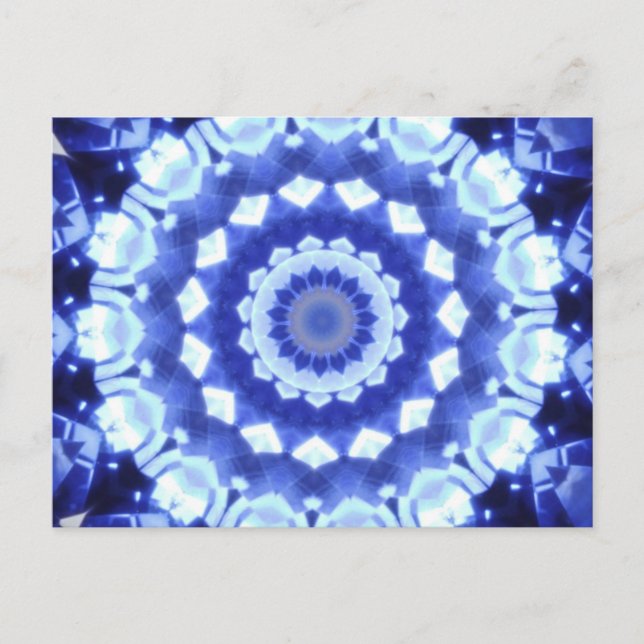 Postal Sapphire Kaleidoscope (Anverso)