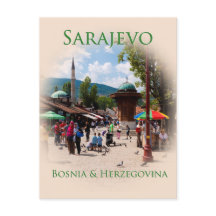 Sarajevo: Plaza de pichón en el viejo Bazar