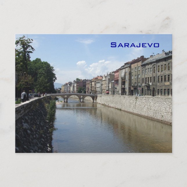 Postal Sarajevo - Puente latino (Anverso)