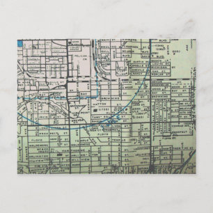 Postal Sarasota, mapa de cosechas de FL