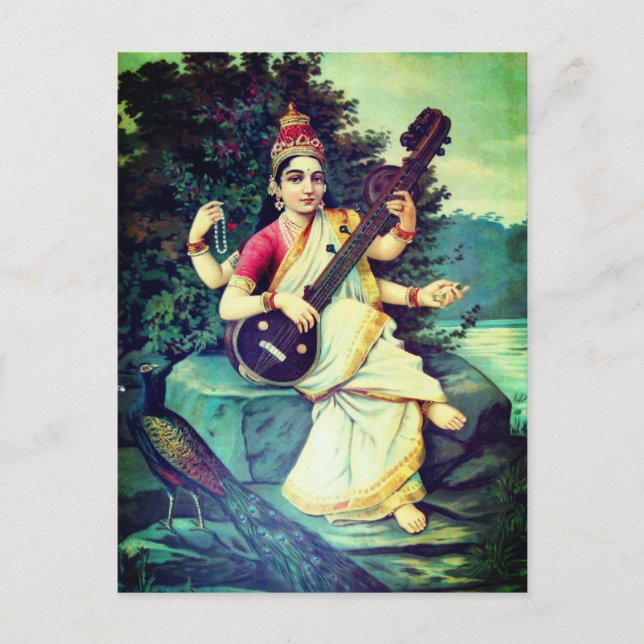 Postal Saraswati (Anverso)