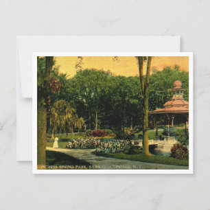 Postal Saratoga Springs NY, 1912 Inspirado en la cosecha