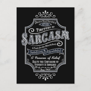 Postal Sarcasmo de Tyme Viejo