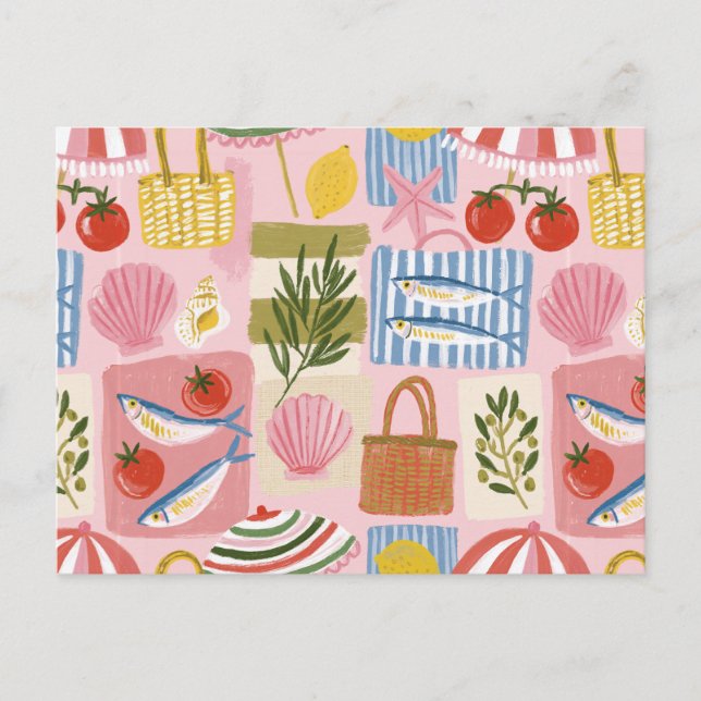Postal Sardina Costera Funky Portugal (Anverso)