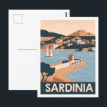 Postal Sardinia Italia Famoso lugar de viaje<br><div class="desc">Sardinia Italia Famoso lugar de viaje</div>