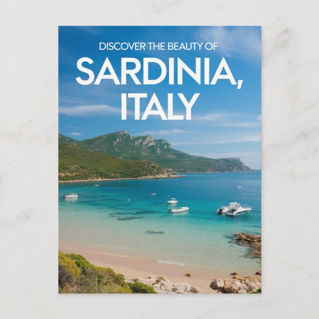 Postal Sardinia Italy Travel (Anverso)