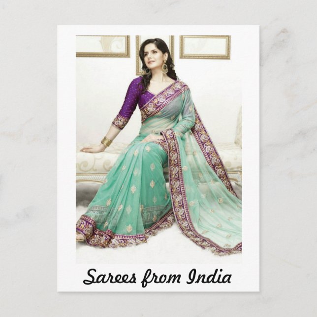 Postal Sarees de India (Anverso)