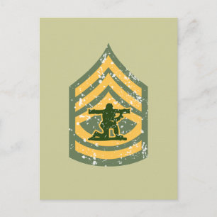 Postal Sargent de primera clase - Parche militar