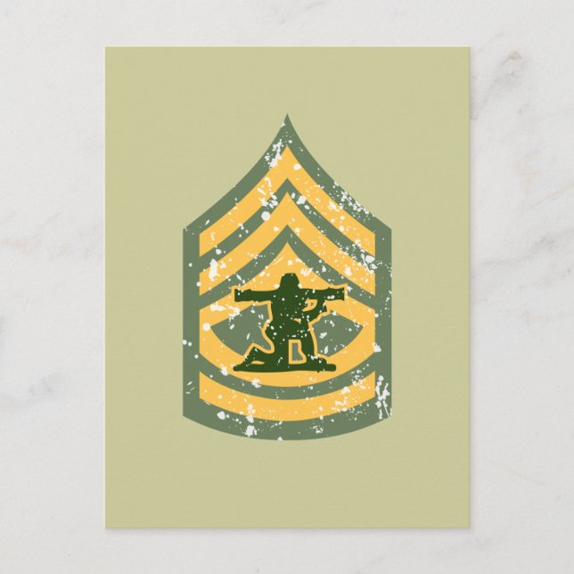 Postal Sargent de primera clase - Parche militar (Anverso)