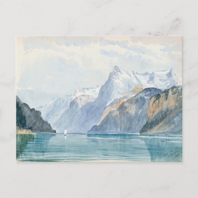 Postal Sargent John Singer - Bahía de Uri, Brunnen (Anverso)