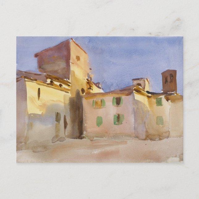 Postal Sargent John Singer - Borgo San Lorenzo (Anverso)
