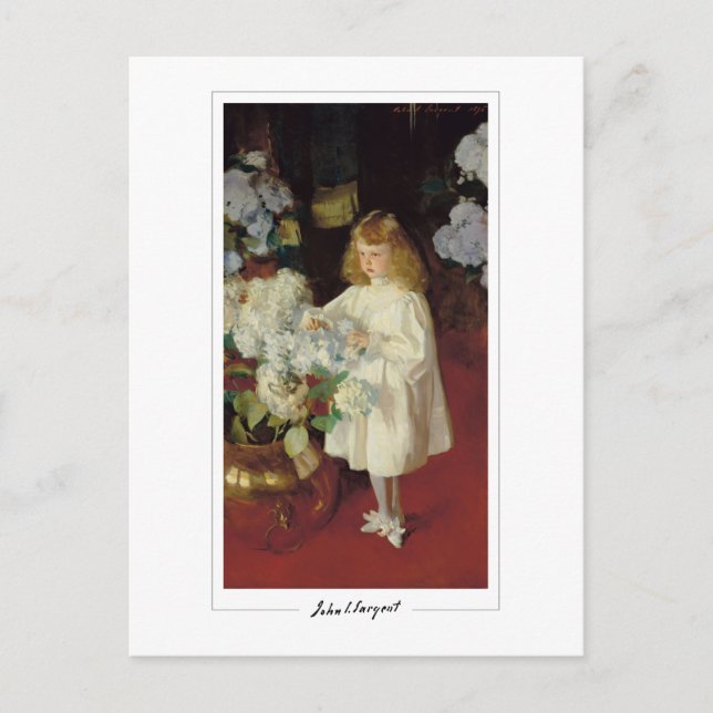 Postal Sargento John Singer #1 - Bella Artes (Anverso)