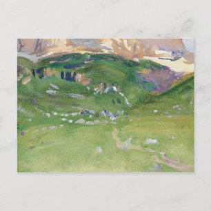 Postal Sargento John Singer - Alp Sellar, dolomitas