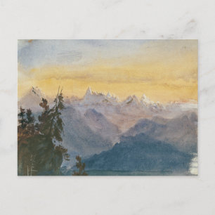 Postal Sargento John Singer - Vista desde el Monte Pilatu
