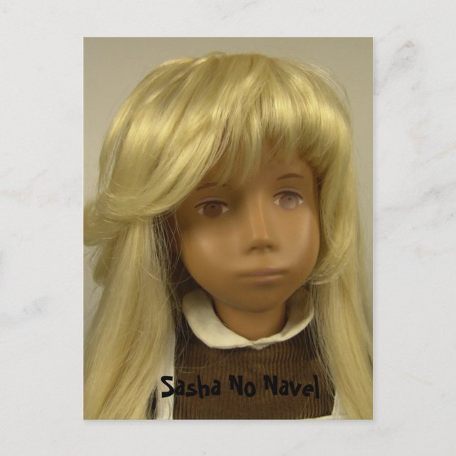 Postal Sasha Puppe No Navel Postkarte (Anverso)