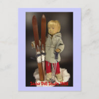 Sasha Studio Puppe Postkarte