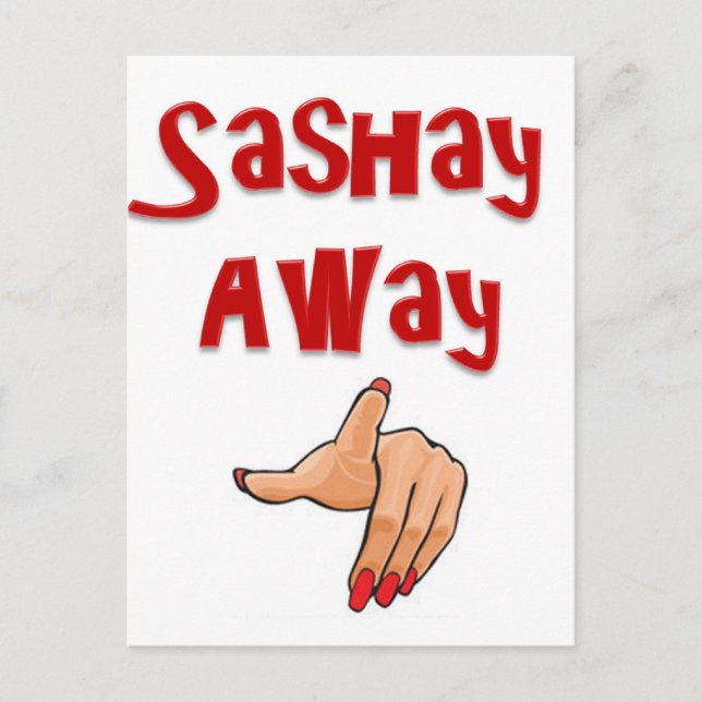 Postal Sashay Away (Anverso)