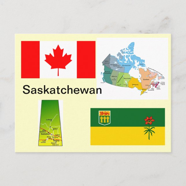 Postal Saskatchewan Canada (Anverso)