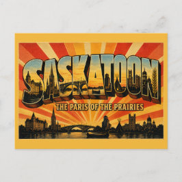 Postal Saskatoon Saskatchewan París de las Praderas
