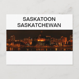 Postal Saskatoon Saskatchewan Postcard
