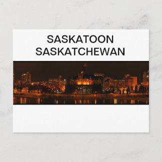 Postal Saskatoon Saskatchewan Postcard