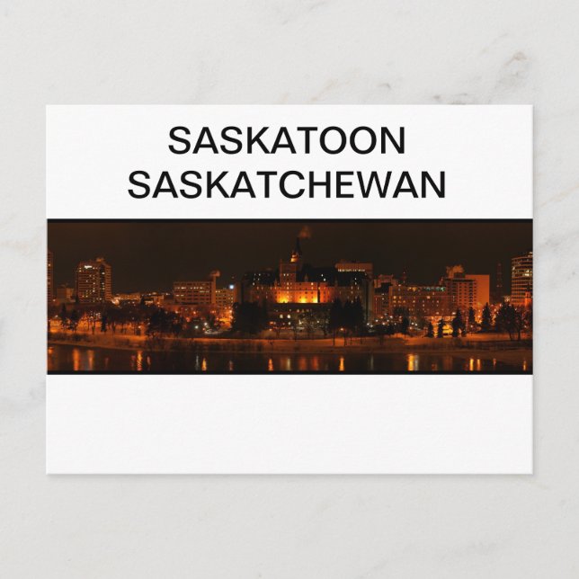 Postal Saskatoon Saskatchewan Postcard (Anverso)