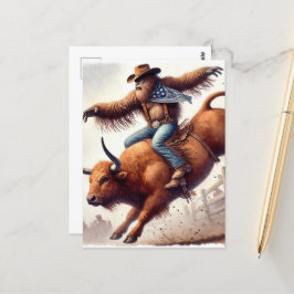 Postal Sasquatch recorre un rodeo de arte de fantasía de 
