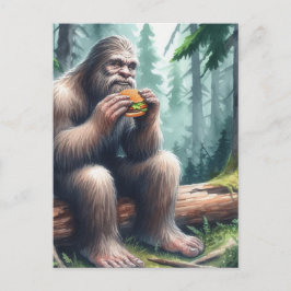 Postal Sasquatch y el bosque acuático Cheesburger
