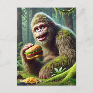 Postal Sasquatch y el bosque de Queso y Fries