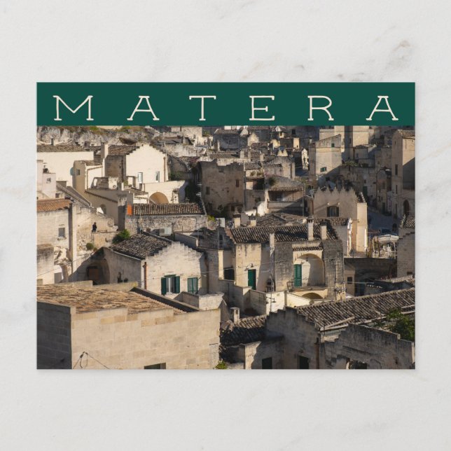Postal Sassi de Matera Basilicata Italia (Anverso)