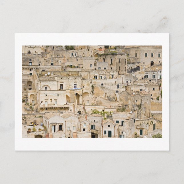 Postal Sassi Houses, Matera, Basilicata (Italia) (Anverso)