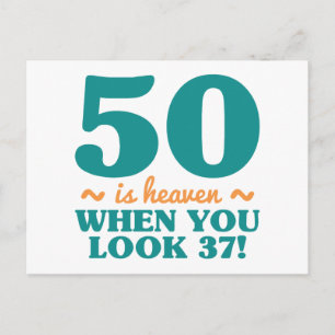Postal Sassy 50 cumpleaños