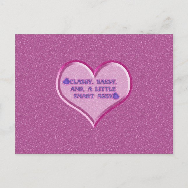 Postal Sassy Heart (Anverso)